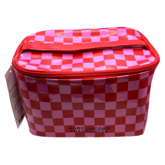 Marc Jacobs Vanity Case Red and Pink Checkered Bag Daisy Wild Perfume 4ml EDP - Picture 10 of 12